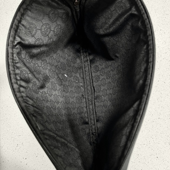 Michael Korss 13” Laptop Case • Saffiano Leather, Gold Hardware - Picture 6 of 10